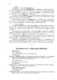 Kaiserlich-königliches Armee-Verordnungsblatt: Personal-Angelegenheiten 18740115 Seite: 2