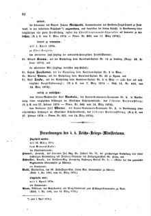 Kaiserlich-königliches Armee-Verordnungsblatt: Personal-Angelegenheiten 18740318 Seite: 2