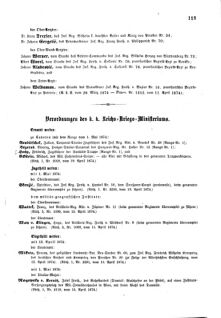 Kaiserlich-königliches Armee-Verordnungsblatt: Personal-Angelegenheiten 18740422 Seite: 5