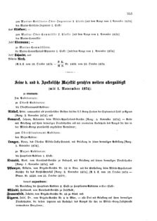 Kaiserlich-königliches Armee-Verordnungsblatt: Personal-Angelegenheiten 18741022 Seite: 39