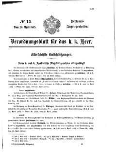 Kaiserlich-königliches Armee-Verordnungsblatt: Personal-Angelegenheiten 18750420 Seite: 49