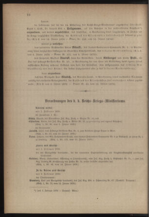 Kaiserlich-königliches Armee-Verordnungsblatt: Personal-Angelegenheiten 18760118 Seite: 2