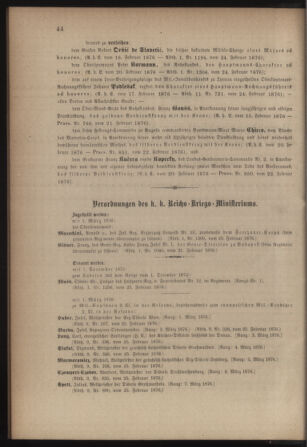 Kaiserlich-königliches Armee-Verordnungsblatt: Personal-Angelegenheiten 18760226 Seite: 2