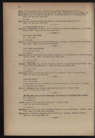 Kaiserlich-königliches Armee-Verordnungsblatt: Personal-Angelegenheiten 18760407 Seite: 4