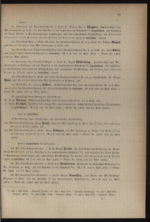 Kaiserlich-königliches Armee-Verordnungsblatt: Personal-Angelegenheiten 18760419 Seite: 3