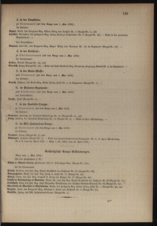 Kaiserlich-königliches Armee-Verordnungsblatt: Personal-Angelegenheiten 18760426 Seite: 43