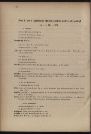 Kaiserlich-königliches Armee-Verordnungsblatt: Personal-Angelegenheiten 18760426 Seite: 46