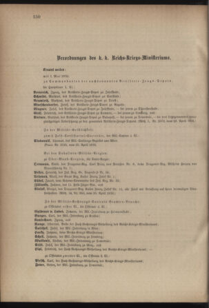 Kaiserlich-königliches Armee-Verordnungsblatt: Personal-Angelegenheiten 18760426 Seite: 54