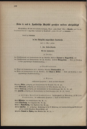 Kaiserlich-königliches Armee-Verordnungsblatt: Personal-Angelegenheiten 18760511 Seite: 8