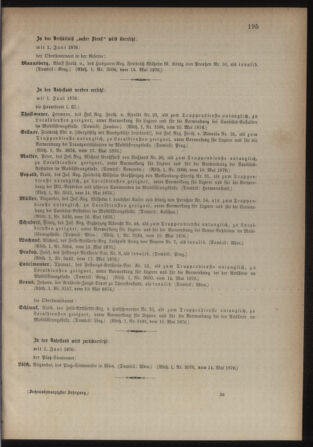 Kaiserlich-königliches Armee-Verordnungsblatt: Personal-Angelegenheiten 18760518 Seite: 5