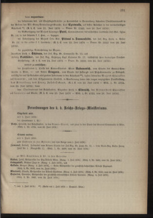 Kaiserlich-königliches Armee-Verordnungsblatt: Personal-Angelegenheiten 18760627 Seite: 3