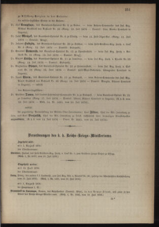 Kaiserlich-königliches Armee-Verordnungsblatt: Personal-Angelegenheiten 18760721 Seite: 3