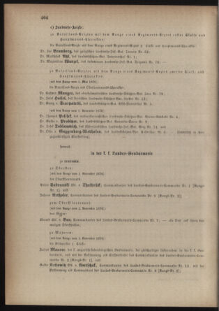 Kaiserlich-königliches Armee-Verordnungsblatt: Personal-Angelegenheiten 18761111 Seite: 10