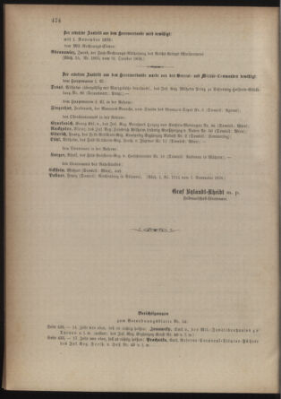 Kaiserlich-königliches Armee-Verordnungsblatt: Personal-Angelegenheiten 18761111 Seite: 20