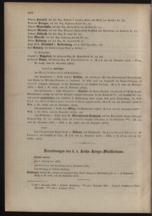 Kaiserlich-königliches Armee-Verordnungsblatt: Personal-Angelegenheiten 18761130 Seite: 2