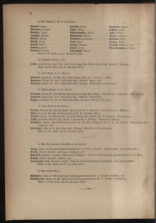 Kaiserlich-königliches Armee-Verordnungsblatt: Personal-Angelegenheiten 18770110 Seite: 8