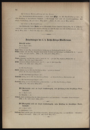 Kaiserlich-königliches Armee-Verordnungsblatt: Personal-Angelegenheiten 18770310 Seite: 2