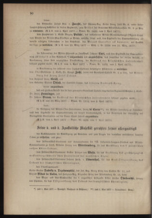 Kaiserlich-königliches Armee-Verordnungsblatt: Personal-Angelegenheiten 18770409 Seite: 2