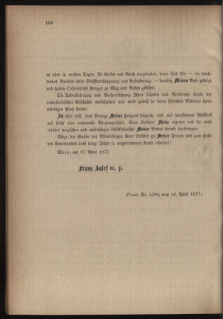 Kaiserlich-königliches Armee-Verordnungsblatt: Personal-Angelegenheiten 18770418 Seite: 8