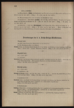 Kaiserlich-königliches Armee-Verordnungsblatt: Personal-Angelegenheiten 18770623 Seite: 2