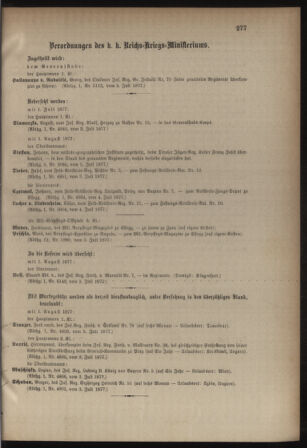 Kaiserlich-königliches Armee-Verordnungsblatt: Personal-Angelegenheiten 18770707 Seite: 3