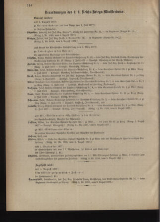 Kaiserlich-königliches Armee-Verordnungsblatt: Personal-Angelegenheiten 18770810 Seite: 2