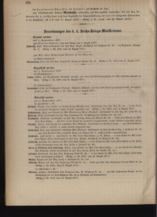 Kaiserlich-königliches Armee-Verordnungsblatt: Personal-Angelegenheiten 18770824 Seite: 2