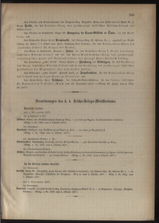 Kaiserlich-königliches Armee-Verordnungsblatt: Personal-Angelegenheiten 18771008 Seite: 3