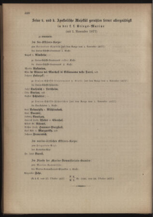 Kaiserlich-königliches Armee-Verordnungsblatt: Personal-Angelegenheiten 18771028 Seite: 44