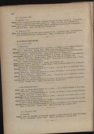 Kaiserlich-königliches Armee-Verordnungsblatt: Personal-Angelegenheiten 18771109 Seite: 14