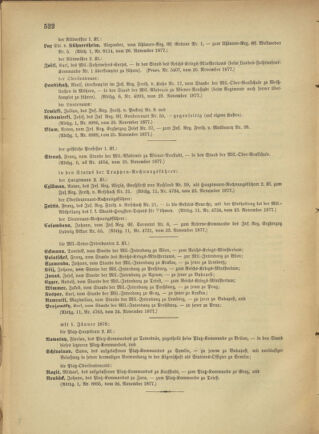 Kaiserlich-königliches Armee-Verordnungsblatt: Personal-Angelegenheiten 18771127 Seite: 6