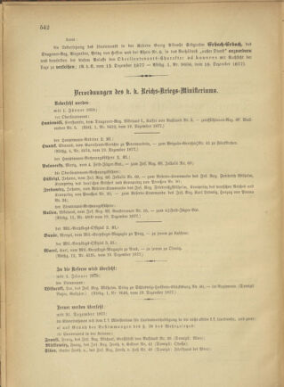 Kaiserlich-königliches Armee-Verordnungsblatt: Personal-Angelegenheiten 18771221 Seite: 2