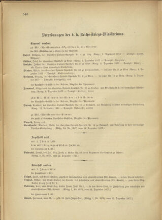 Kaiserlich-königliches Armee-Verordnungsblatt: Personal-Angelegenheiten 18771228 Seite: 2