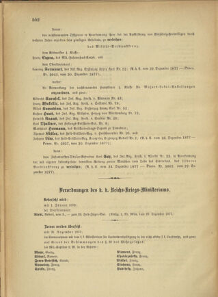 Kaiserlich-königliches Armee-Verordnungsblatt: Personal-Angelegenheiten 18771231 Seite: 2