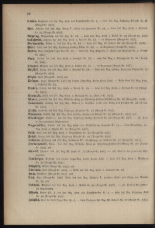 Kaiserlich-königliches Armee-Verordnungsblatt: Personal-Angelegenheiten 18780101 Seite: 22