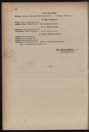 Kaiserlich-königliches Armee-Verordnungsblatt: Personal-Angelegenheiten 18780101 Seite: 36