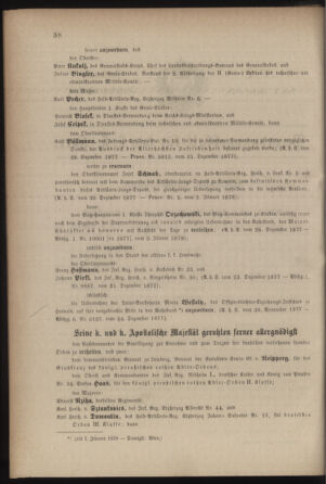 Kaiserlich-königliches Armee-Verordnungsblatt: Personal-Angelegenheiten 18780107 Seite: 2