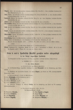 Kaiserlich-königliches Armee-Verordnungsblatt: Personal-Angelegenheiten 18780116 Seite: 5