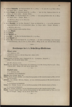 Kaiserlich-königliches Armee-Verordnungsblatt: Personal-Angelegenheiten 18780128 Seite: 3