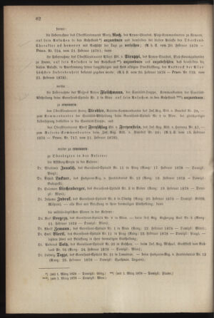 Kaiserlich-königliches Armee-Verordnungsblatt: Personal-Angelegenheiten 18780222 Seite: 2