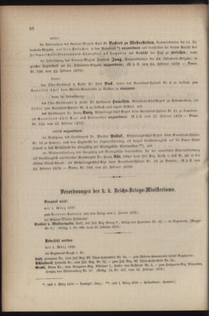 Kaiserlich-königliches Armee-Verordnungsblatt: Personal-Angelegenheiten 18780226 Seite: 2