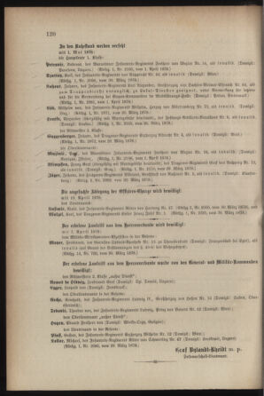 Kaiserlich-königliches Armee-Verordnungsblatt: Personal-Angelegenheiten 18780402 Seite: 6