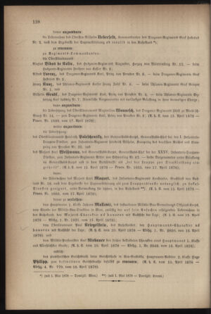 Kaiserlich-königliches Armee-Verordnungsblatt: Personal-Angelegenheiten 18780418 Seite: 2