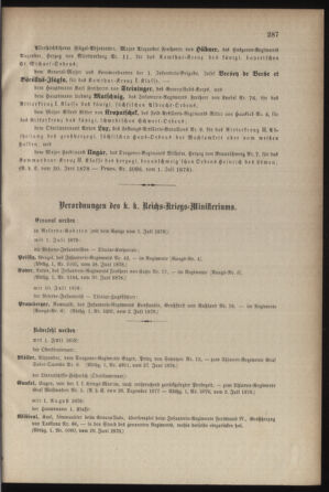 Kaiserlich-königliches Armee-Verordnungsblatt: Personal-Angelegenheiten 18780704 Seite: 3