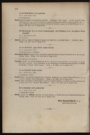 Kaiserlich-königliches Armee-Verordnungsblatt: Personal-Angelegenheiten 18780817 Seite: 4