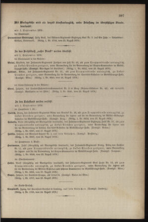 Kaiserlich-königliches Armee-Verordnungsblatt: Personal-Angelegenheiten 18780830 Seite: 11