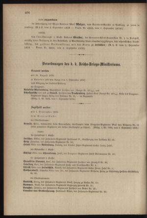 Kaiserlich-königliches Armee-Verordnungsblatt: Personal-Angelegenheiten 18780905 Seite: 2