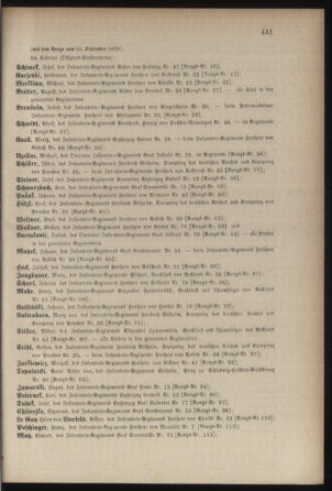 Kaiserlich-königliches Armee-Verordnungsblatt: Personal-Angelegenheiten 18780917 Seite: 23