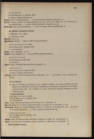 Kaiserlich-königliches Armee-Verordnungsblatt: Personal-Angelegenheiten 18780917 Seite: 33