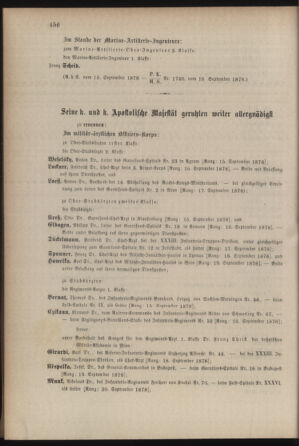 Kaiserlich-königliches Armee-Verordnungsblatt: Personal-Angelegenheiten 18780917 Seite: 38